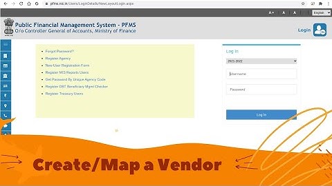 PFMS | CREATE OR MAP A VENDOR - எப்படி செய்வது | LEARN WITH DD