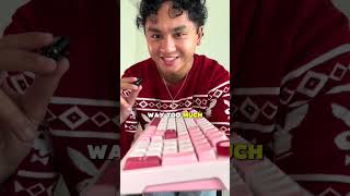 Milky Sakura Keyboard for Gaming AND Excel sheets?! ⌨️🌸 #keyboard #gaming #keychron