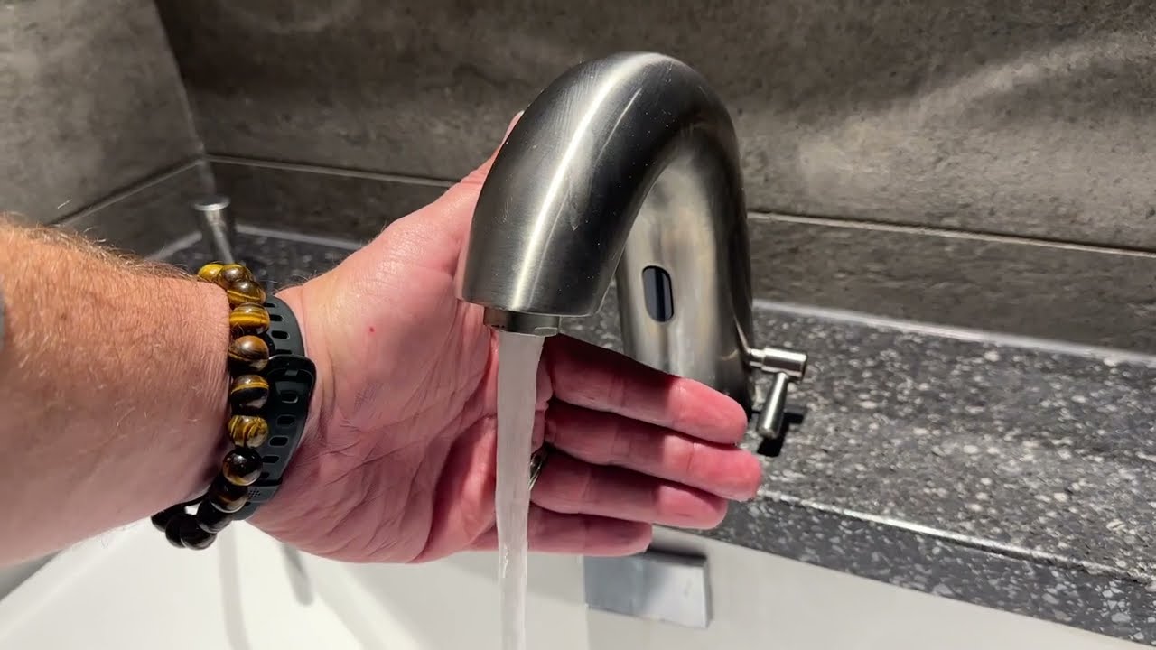 Aquaterior Electronic Automatic Sensor Touchless Bathroom Faucet - DEMO & REVIEW