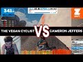 The Vegan Cyclist VS Cameron Jeffers RACE UP ALP DU ZWIFT (A Zwift Race Breakdown)