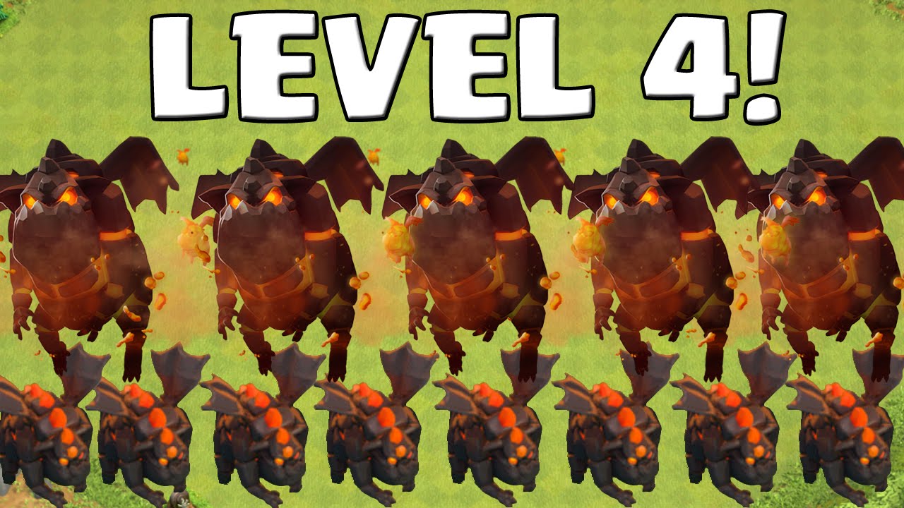 LAVAHUND LEVEL 4 CLASH OF CLANS Let s Play CoC 