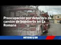 Preocupación por deterioro de camión de bomberos