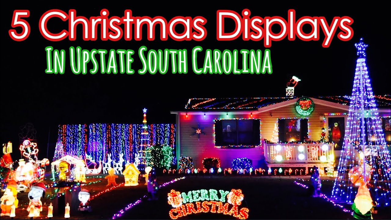5 потрясающих рождественских световых инсталляций в разных районах | Северная часть Южной Каролины