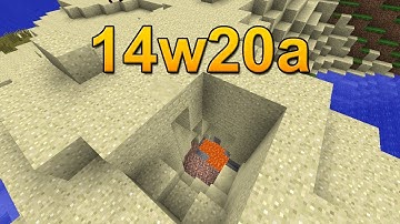 Minecraft 14w20a [1.8] - Ingame Titles and Cave Generation