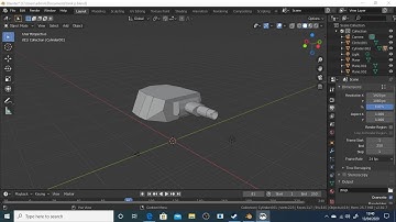Noob tries to make a tank in blender. Part 1
