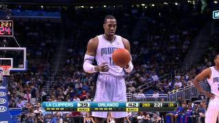 02.06.2012 - Dwight Howard Highlights vs Clippers 33 Pts (Nice Spin Driving Dunk/14 Reb)