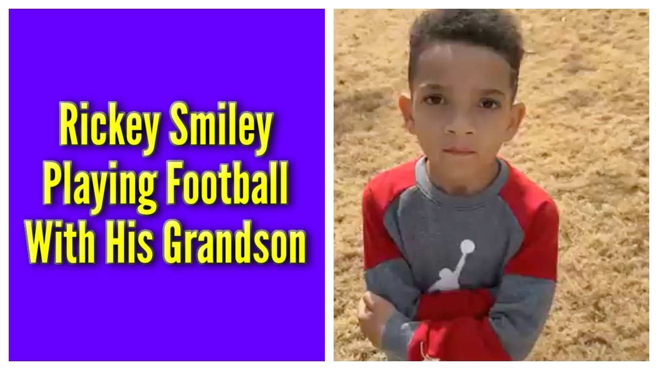 Playing Football With My Grandson