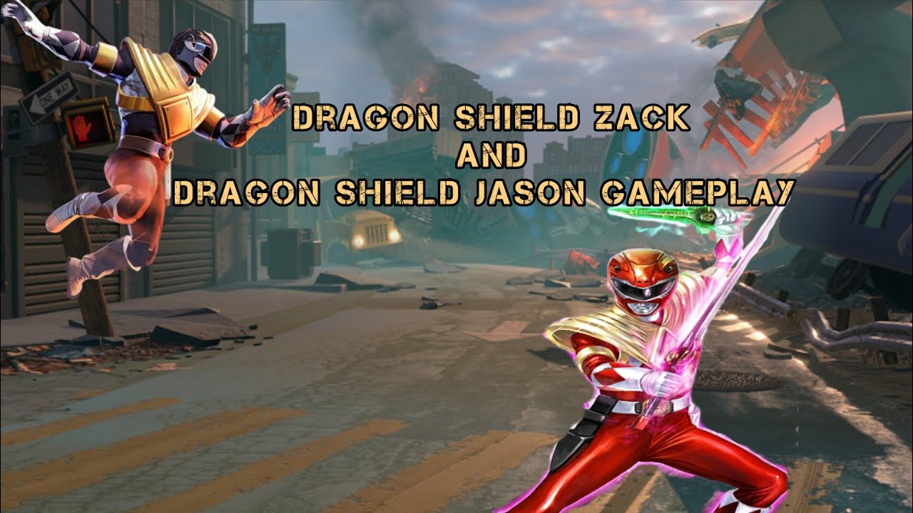 Power Rangers Legacy Wars Dragon shield Zack Dragon shield Jason ...