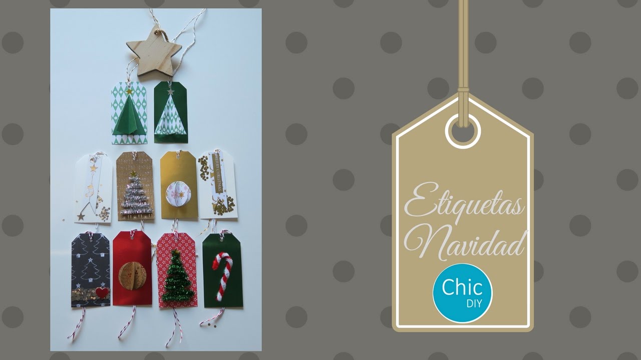 ETIQUETAS PARA TUS REGALOS DE NAVIDAD | CHIC DIY
