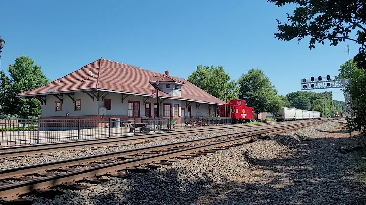 NS 7585 with K5LLA leads NS 211 through Cornelia, ...