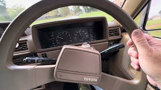 1988 Toyota Hilux surf wagon driving video.