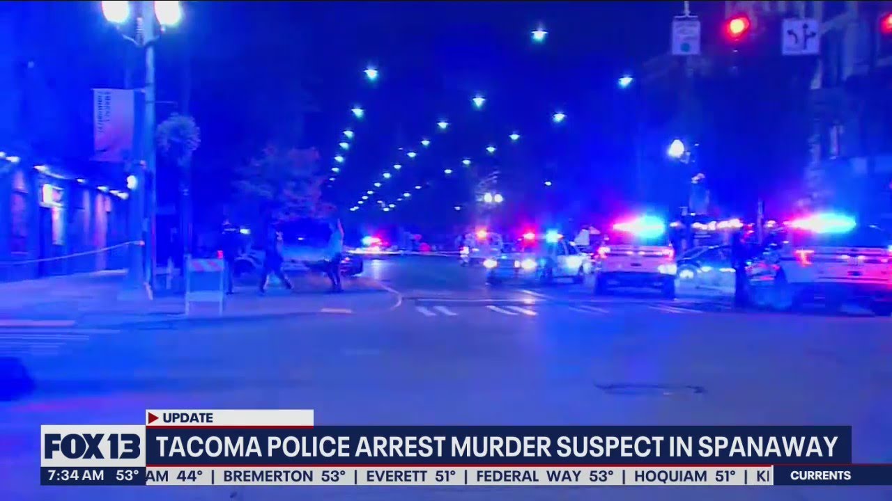 Tacoma Police arrest murder suspect in Spanaway | FOX 13 Seattle - YouTube