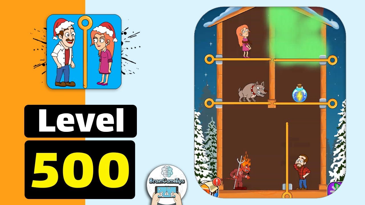Home Pin: Pull The Pin Puzzle - Level 500 Walkthrough
