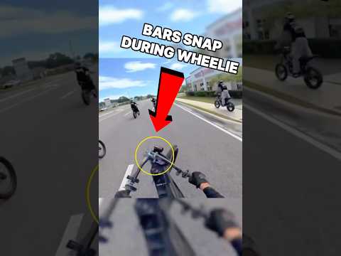 HANDLE BARS EXPLODED!😱