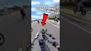 HANDLE BARS EXPLODED!😱