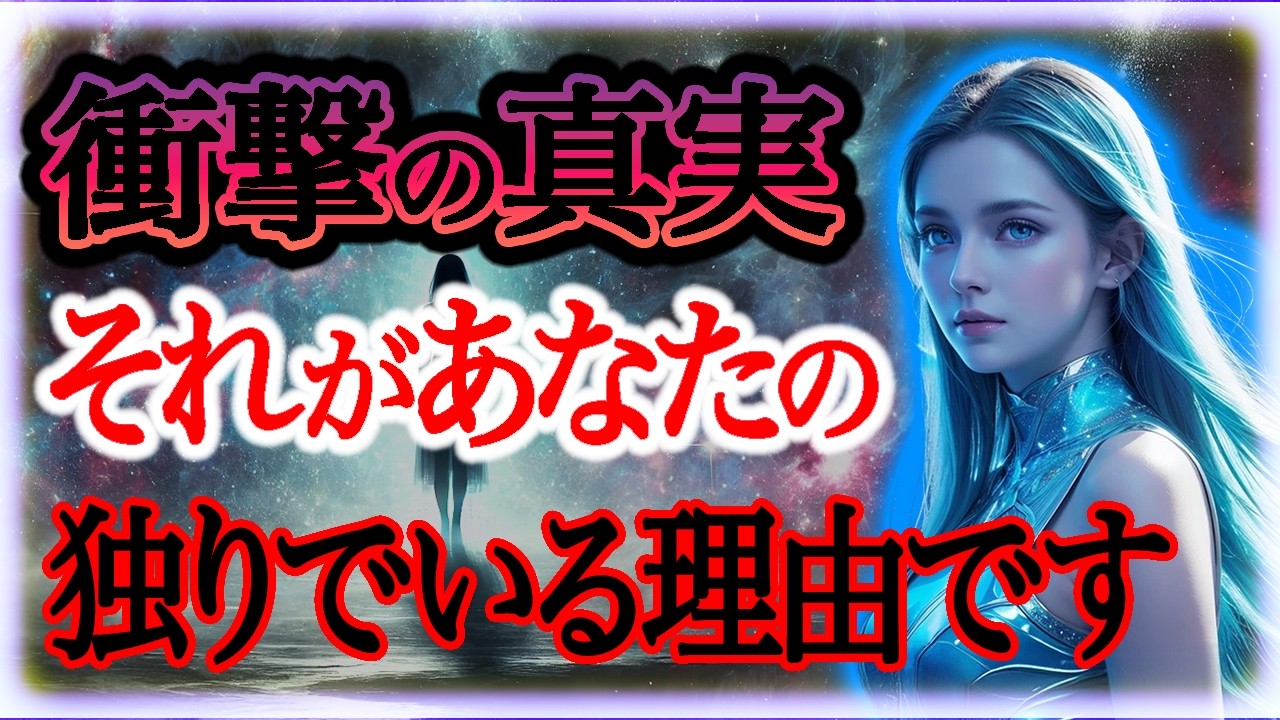 【衝撃の真実】選ばれし者が孤独である理由をあなたにだけお伝えします。プレアデス最高評議会からのメッセージです。