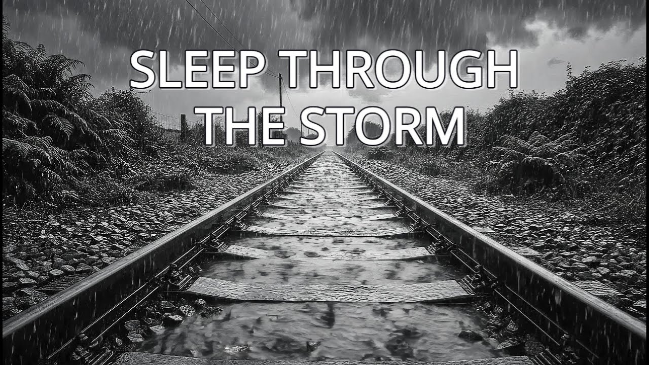 Midnight Storm Ambience | Fall Asleep Fast & Quiet the Mind All Night (8 Hours)