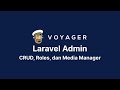 Install Voyager Laravel Admin
