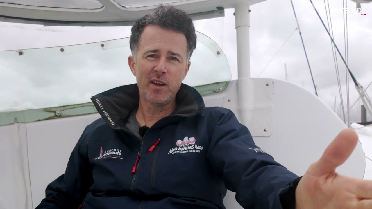 ⁣Laurent Bourgues dévoile son trimaran READY TO GO 🚀 | Objectif Route du Rhum 2026