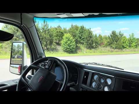 Peterbilt 567 dump truck with 4500 Series Allison transmission, test drive, ride along