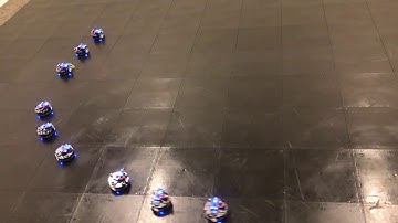 Platoon disbanding with proposed algorithm