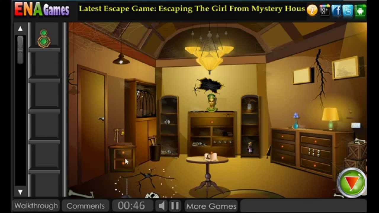 the mystery house game narrative elements