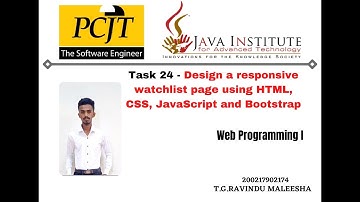 Web project Task 24 | 1st year | Semester 01 | Java Institute | eShop Application