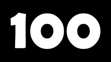 Counting to 100 - 100 Seconds - No Voice - Relaxing Music