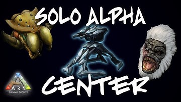 How To SOLO ALPHA Center Official (easy tek turrets)