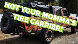 RIGd UltraSwing Hitch Carrier on a GLADIATOR!!! How To & First Thoughts