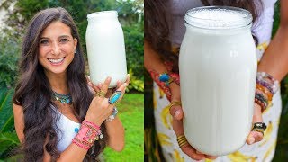 How to Make THE BEST Sweet Almond Milk | Raw Vegan Recipe