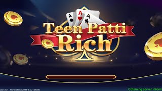 Teen Patti rich || Payment proof || Sign up 10rs and redeem 30 || New teen patti application 2021 screenshot 5