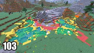 Yellowstone Style Sulfur Cave Gets a House? Yes! | Chill Minecraft Longplay