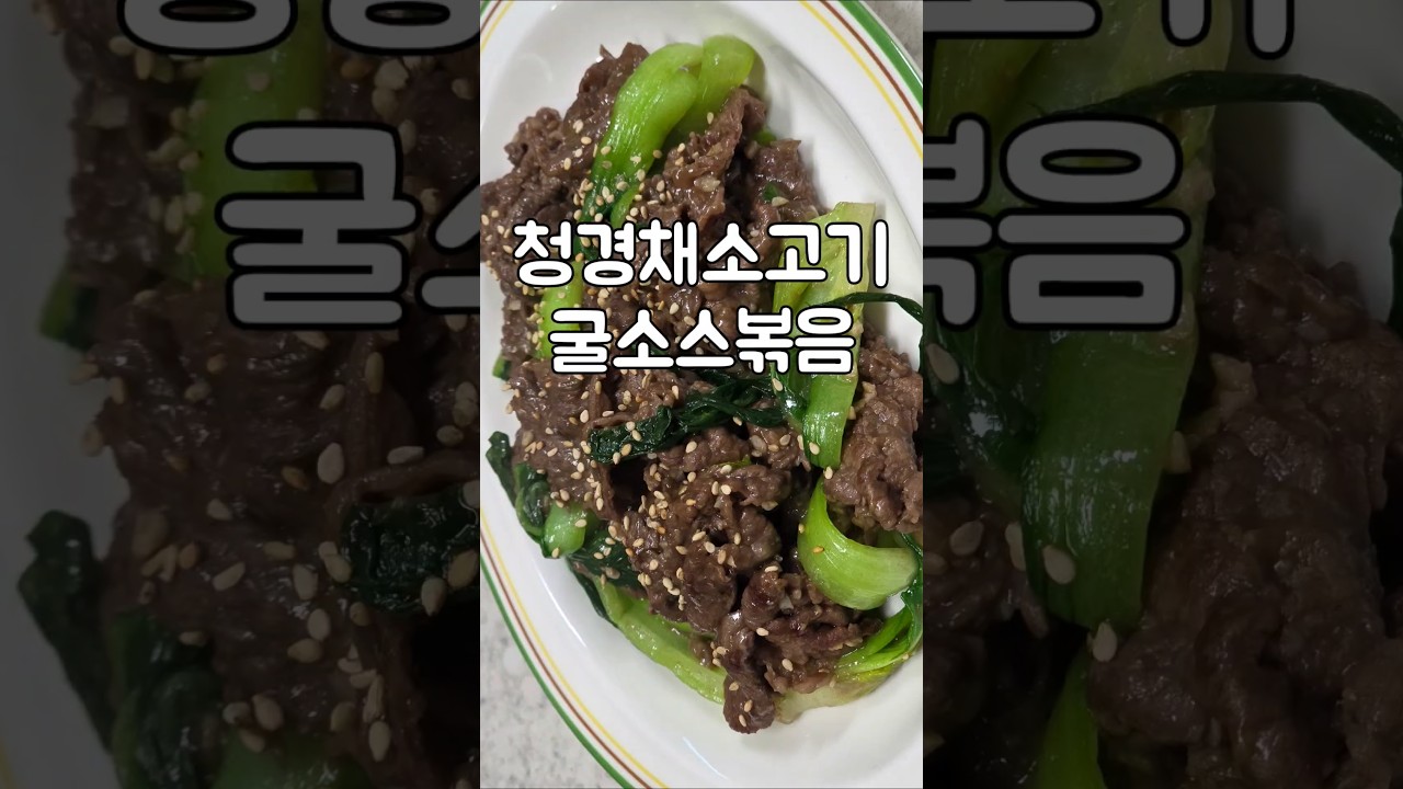 청경채 소고기 굴소스 볶음 — serena 레시피 썸네일