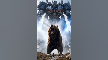 Transformer + Bear 🐻#animation #transformers #fusion #transaction #ai #hybrids #ai