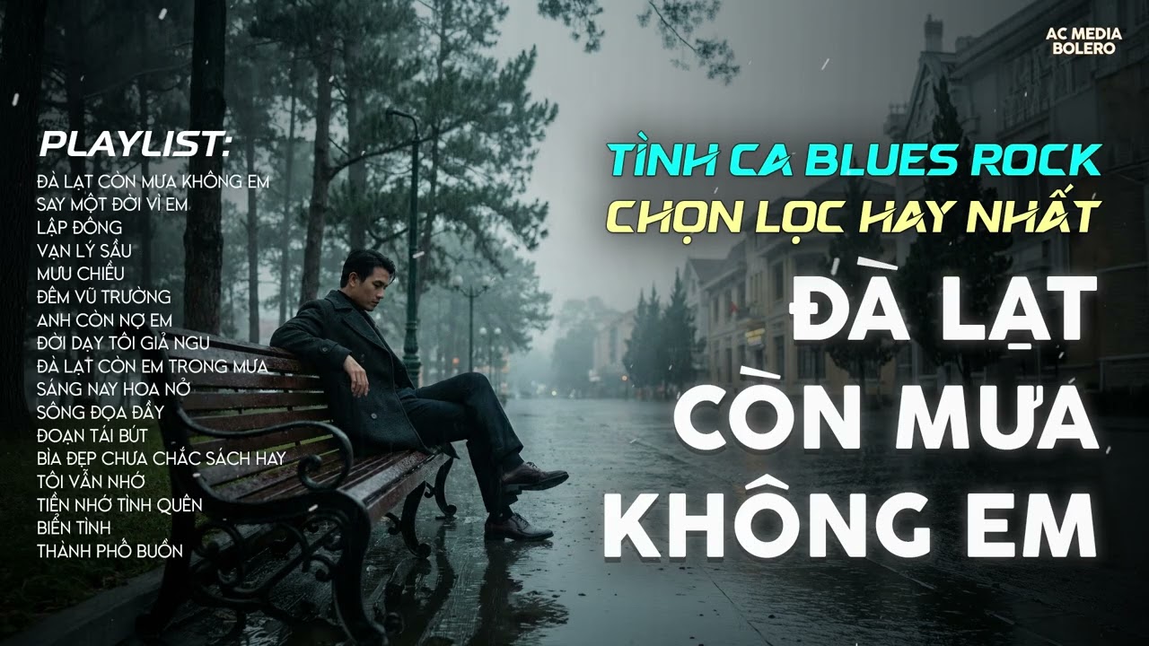 TÌNH CA BLUES ROCK HAY NHẤT | ĐÀ LẠT CÒN MƯA KHÔNG EM | CÓ CON ĐƯỜNG ANH CHƯA ĐI LẠI LẦN HAI