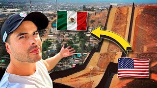 Así es CRUZAR la frontera de 🇺🇸 EE.UU a 🇲🇽 México a PIE | Un cambio en segundos 🤯