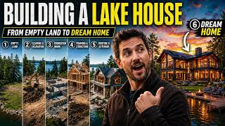 I Built a Modern Lake House From Empty Land