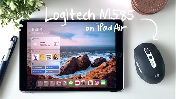Logitech M585 bluetooth mouse on the iPad Air3 (with horizontal scrolling)