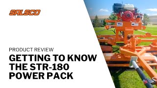 Salsco STR-180 Tow Behind Turf Roller | 15-Foot Coverage for Peak Field Performance