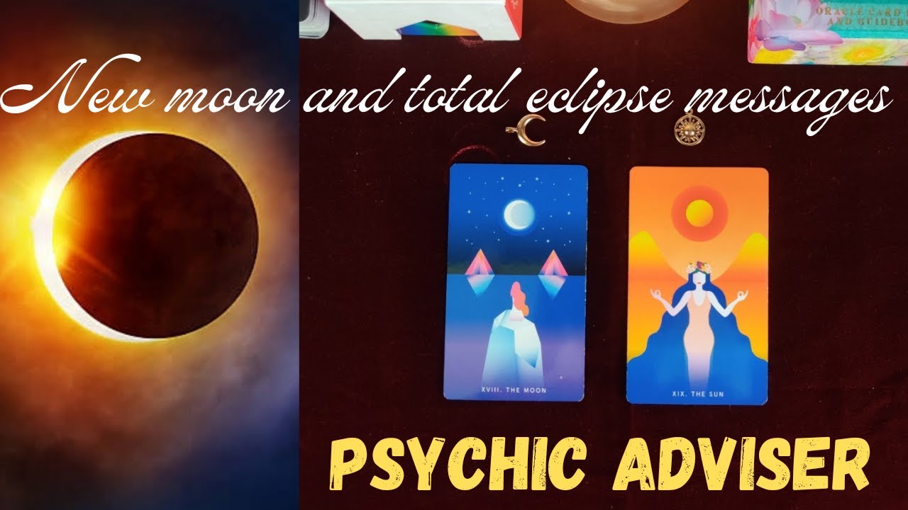 🦋NEW MOON & TOTAL ECLIPSE POWERFUL READING🔮- Pick A Card | Important ...