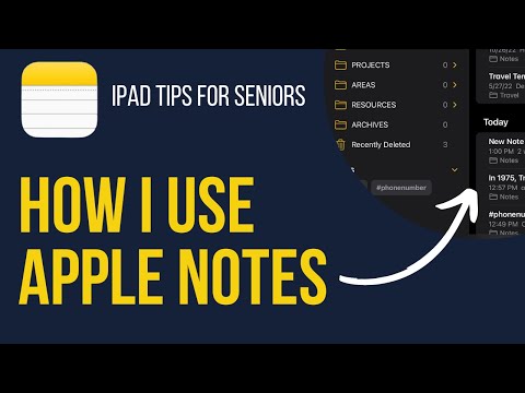 Top 10 Tips For Seniors To Master Apple Notes - Ellens Tips For iOS