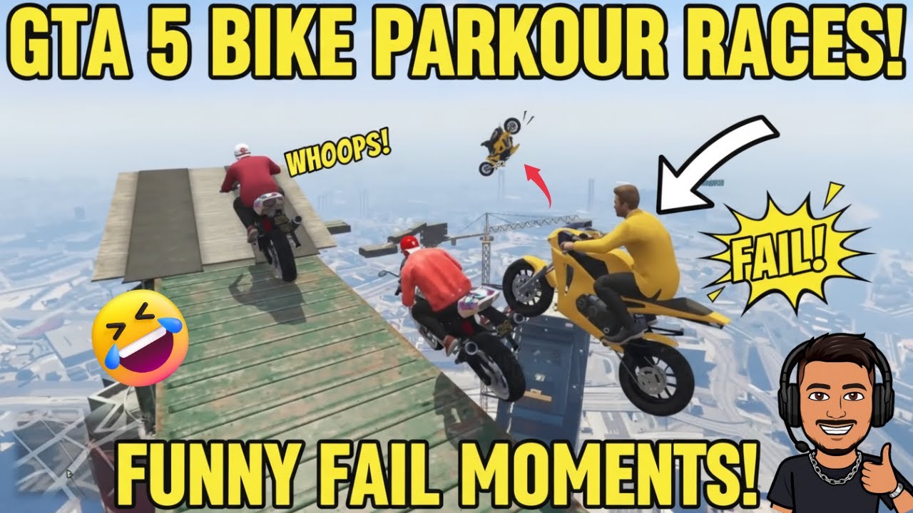 IMPOSSIBLE BIKE JUMPS! The CRAZIEST GTA 5 Parkour Ever...🤣
