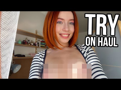 [4K] See-Through Try On Haul | Transparent Lingerie and Clothes | Try-On Haul At The Home