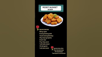 Thumbnail of RESEP NUGGET AYAM