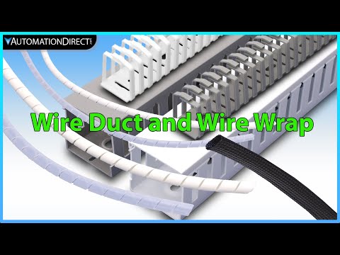 Panel Building solutions - Wire duct and wire wrap