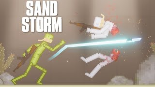People Playground vs Melon Playground in a SANDSTORM [People Playground 1.27]