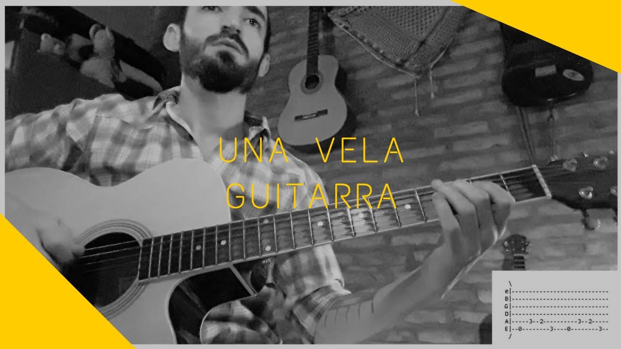 GUITARRA | Una Vela - Intoxicados (Guitarra cover/tutorial) Martin Lopez