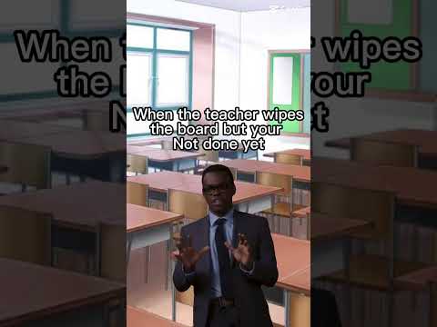 When the teacher