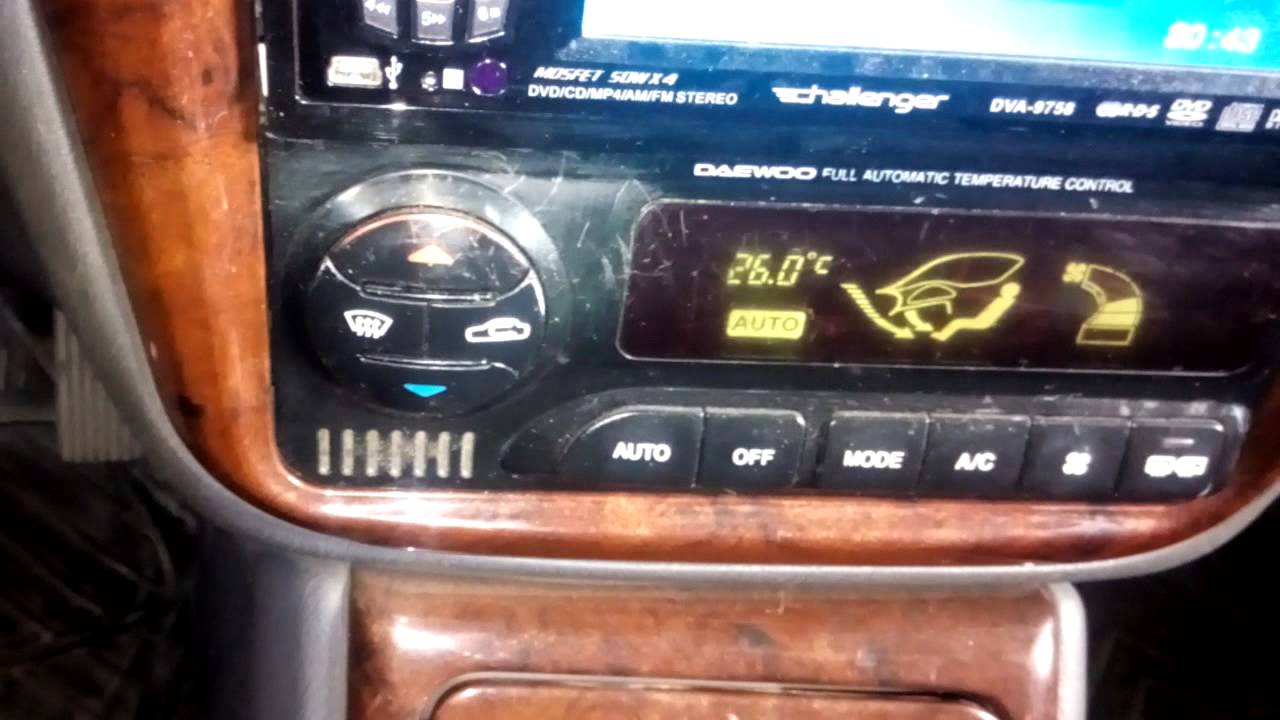 Самодиагностика( диагностика ошибок) климат контроля Chevrolet и Daewoo Самодиагностика( диагностика ошибок) климат контроля Chevrolet и Daewoo